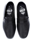 Black Leather Home Type Men's Shoes Slippers