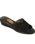 Black Suede Envelope Model Women's Slippers