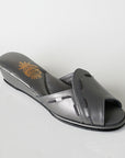 Bronze Leather Women's Slippers