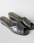 Bronze Leather Women's Slippers