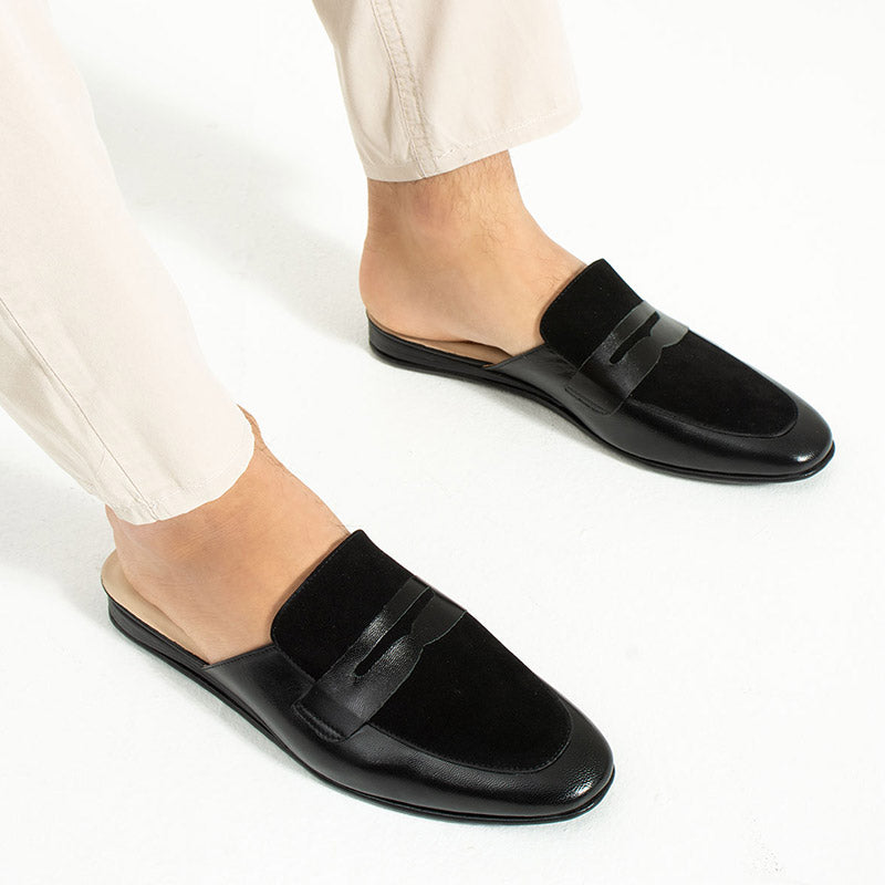 Suede Leather Elegant Men&#39;s Slippers